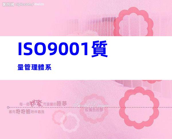 ISO9001質量管理體系